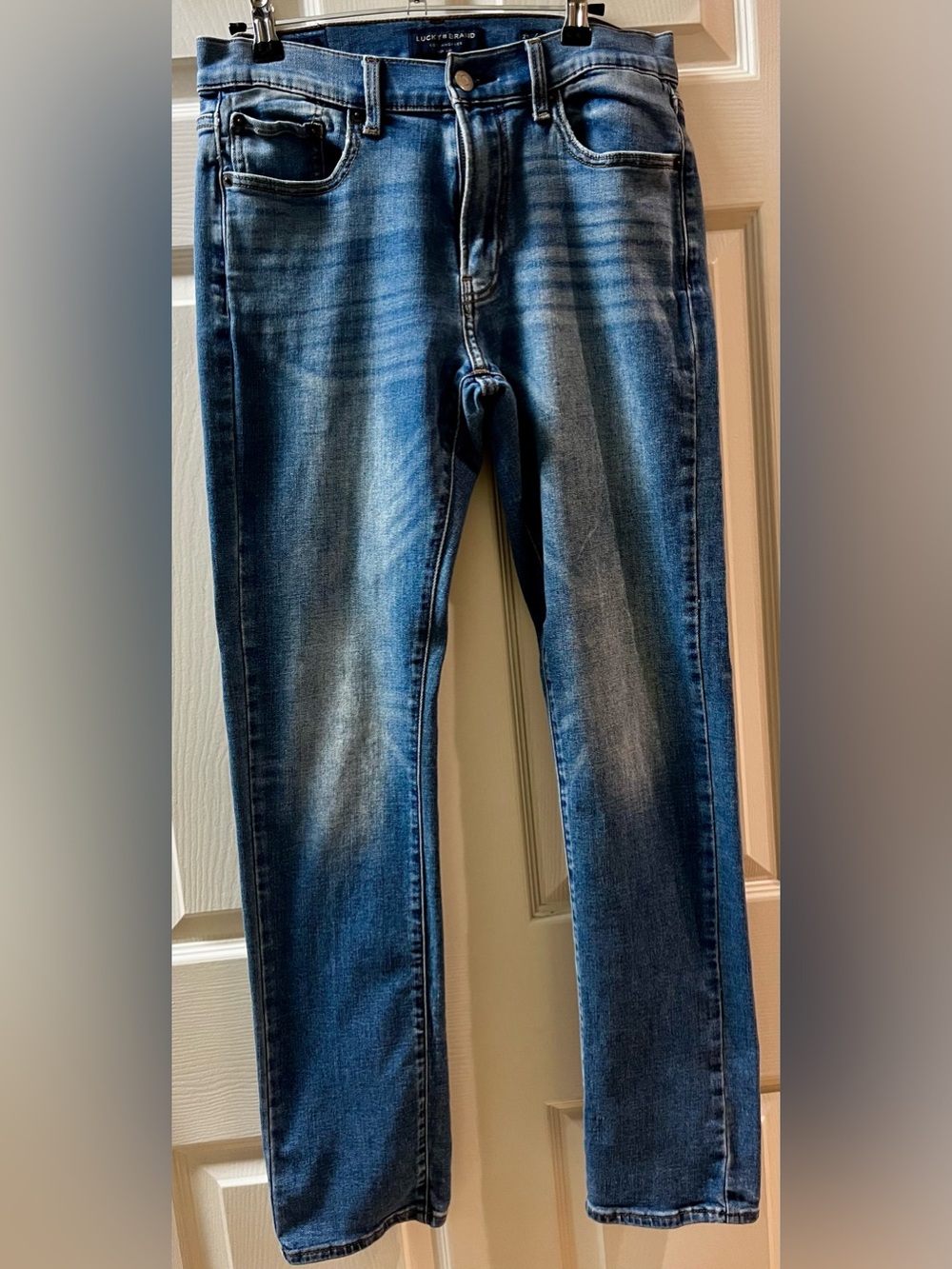 Lucky Brand Men's Blue Faded Slim-Straight Jeans size 29” x 32”